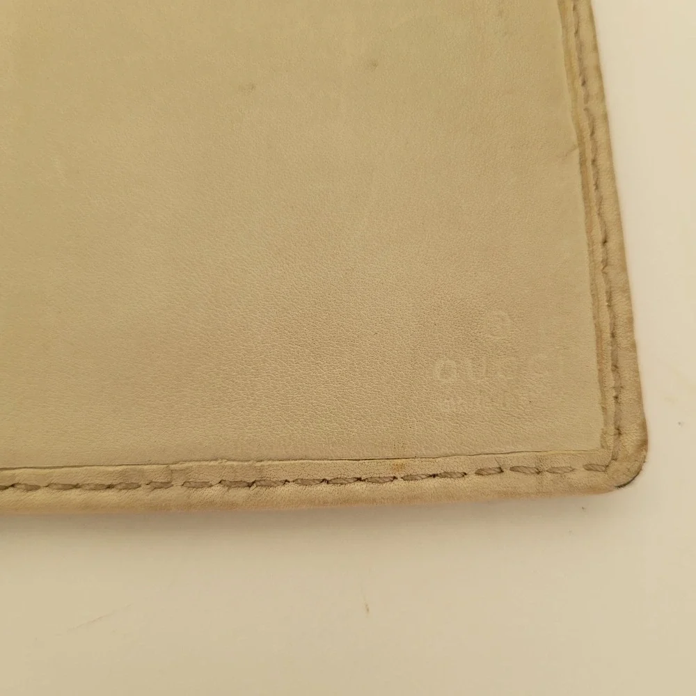 Gucci Guccissima Long Wallet Beige Leather GG Monogram Continental Flap 181593 - Picture 4 of 16